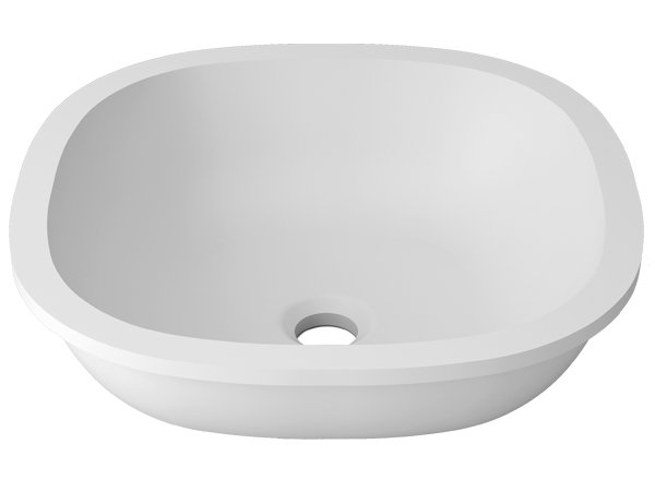  Solid Surface Wastafels Unique B604 - 38x38 E